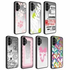 Samsung Galaxy A04S Kılıf Aynalı Desenli Kamera Korumalı Parlak Zore Mirror Kapak Kılıf