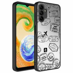 Samsung Galaxy A04S Kılıf Aynalı Desenli Kamera Korumalı Parlak Zore Mirror Kapak Kılıf