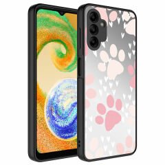 Samsung Galaxy A04S Kılıf Aynalı Desenli Kamera Korumalı Parlak Zore Mirror Kapak Kılıf