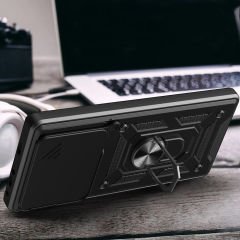 Huawei Pura 70 Pro 5G Kılıf Magnetik Standlı Kamera Korumalı Sürgülü Vega Kapak