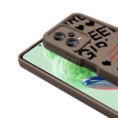 Xiaomi Redmi Note 12 5G Kılıf Kamera Korumalı Baskılı Arka Yüzey Klas Kapak