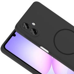 Samsung Galaxy A07 Kılıf Meta Lansman M-Safe Kamera Korumalı içi Kadife Yumuşak Renkli Süet Silikon