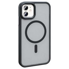 iPhone 12 Kılıf Magsafe Şarj Özellikli Mat Arka Yüzey Sio Kapak