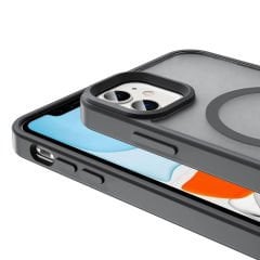 iPhone 12 Kılıf Magsafe Şarj Özellikli Mat Arka Yüzey Sio Kapak