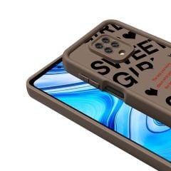 Xiaomi Redmi Note 9S Kılıf Kamera Korumalı Baskılı Arka Yüzey Klas Kapak