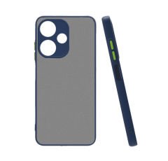 İnfinix Hot 30i Kılıf Mat Kamera Korumalı Renkli Tuşlu Sert Silikon Hux Kapak