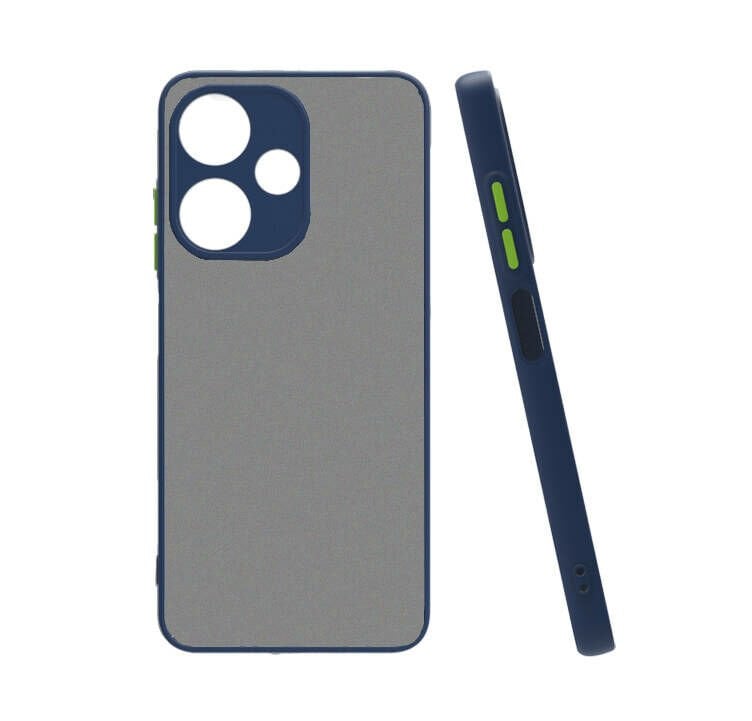 İnfinix Hot 30 Kılıf Mat Kamera Korumalı Renkli Tuşlu Sert Silikon Hux Kapak