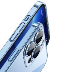 iPhone 13 Pro Max Kılıf Sert PC Renkli Çerçeveli  Riksos Kapak