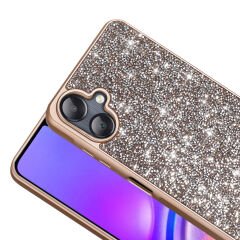 Samsung Galaxy A06 Kılıf Parlak Taşlı Tasarım Pırlanta Kapak