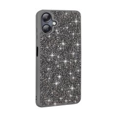 Samsung Galaxy A06 Kılıf Parlak Taşlı Tasarım Pırlanta Kapak