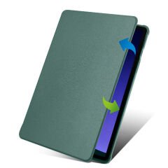 Samsung Galaxy Tab S9 Kılıf Termik Kalem Bölmeli Dönebilen Standlı Kılıf