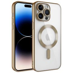 iPhone 14 Pro Kılıf Kamera Korumalı Kablosuz Wireless Şarj Özellikli Demre Kapak