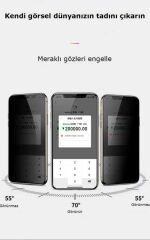 iPhone 11 Pro Kor Privacy Cam Ekran Koruyucu