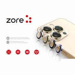 iPhone 15 Pro Max CL-12 Premium Safir Kamera Lens Koruyucu
