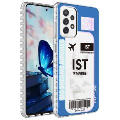 Samsung Galaxy A33 5G Airbag Kenarlı Renkli Desenli Silikon Elegans Kapak kılıf