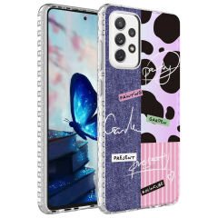 Samsung Galaxy A33 5G Airbag Kenarlı Renkli Desenli Silikon Elegans Kapak kılıf