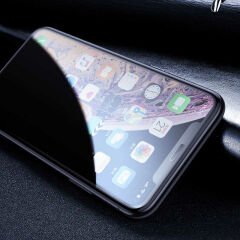 iPhone 11 Pro Anti-Dust Privacy Temperli Ekran Koruyucu