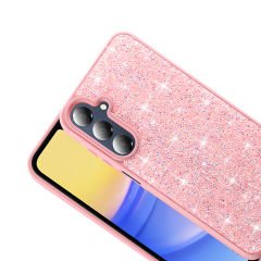 Samsung Galaxy A16 Kılıf Parlak Taşlı Tasarım Pırlanta Kapak