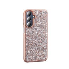 Samsung Galaxy A16 Kılıf Parlak Taşlı Tasarım Pırlanta Kapak