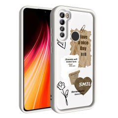 Xiaomi Redmi Note 8 Kılıf Kamera Korumalı Baskılı Arka Yüzey Klas Kapak