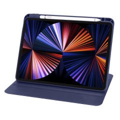 iPad Air 10.9 2022 (5.Nesil) Kılıf Termik Kalem Bölmeli Dönebilen Standlı Kılıf