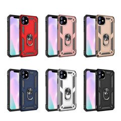 iPhone 11 Kılıf Vega Tank Sert Yüzüklü Standlı Zırh Koruma Kapak