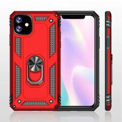 iPhone 11 Kılıf Vega Tank Sert Yüzüklü Standlı Zırh Koruma Kapak