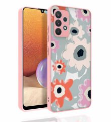 Samsung Galaxy A32 4G Kılıf Desenli Kamera Korumalı Parlak Nora Kapak