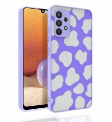 Samsung Galaxy A32 4G Kılıf Desenli Kamera Korumalı Parlak Nora Kapak