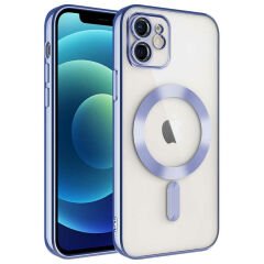 iPhone 12 Kılıf Kamera Korumalı Kablosuz Wireless Şarj Özellikli Demre Kapak