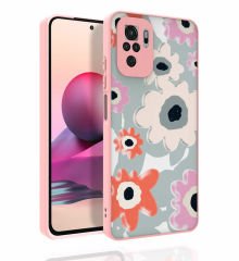 Xiaomi Poco M5S Kılıf Desenli Kamera Korumalı Parlak  Nora Kapak