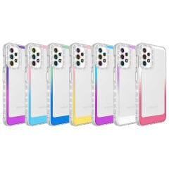 Samsung Galaxy A33 5G Simli ve Renk Geçiş Tasarımlı Lens Korumalı Park Kapak kılıf