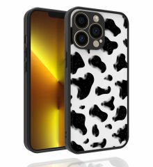 iPhone 13 Pro Max Kılıf Desenli Kamera Korumalı Parlak  Nora Kapak