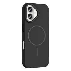 iPhone 16 Plus Kılıf Kablosuz Şarj Özellikli Ruby Silikon Kapak