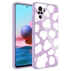 Xiaomi Poco M5S Kılıf Kamera Korumalı Desenli Sert Silikon Epoksi Kapak