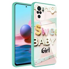 Xiaomi Poco M5S Kılıf Kamera Korumalı Desenli Sert Silikon Epoksi Kapak