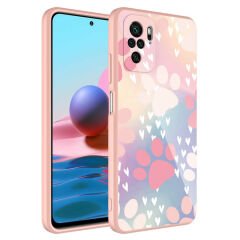 Xiaomi Poco M5S Kılıf Kamera Korumalı Desenli Sert Silikon Epoksi Kapak