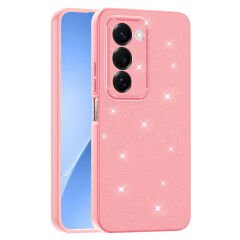 Xiaomi Redmi 15 Kılıf Kamera Korumalı Simli Lüks Koton Kapak