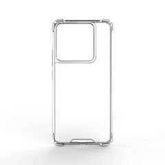 Xiaomi 14T Kılıf Nitro Anti Shock Darbe Emici Köşe Korumalı Şeffaf Silikon Kapak