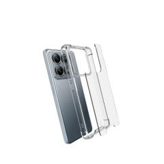 Xiaomi 14T Kılıf Nitro Anti Shock Darbe Emici Köşe Korumalı Şeffaf Silikon Kapak