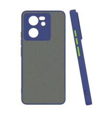 Xiaomi Mi 13T Kılıf Mat Kamera Korumalı Renkli Tuşlu Sert Silikon Hux Kapak