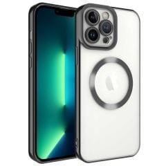 iPhone 13 Pro Kılıf Magsafe Wireless Şarj Özellikli Setro Silikon