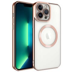 iPhone 13 Pro Kılıf Magsafe Wireless Şarj Özellikli Setro Silikon
