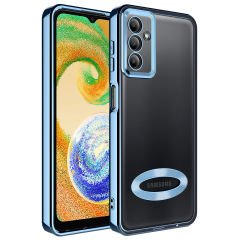 Samsung Galaxy A04S Kamera Korumalı Logo Gösteren Omega Kapak kılıf
