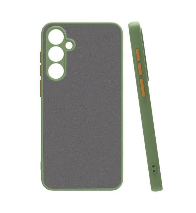 Samsung Galaxy S23 FE Kılıf Mat Kamera Korumalı Renkli Tuşlu Sert Silikon Hux Kapak