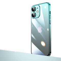 iPhone 12 Kılıf Parlak Renk Geçişli Kamera Korumalı Senkron Kapak