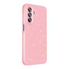 Samsung Galaxy A26 Kılıf Kamera Korumalı Simli Lüks Koton Kapak