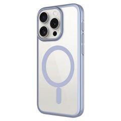 iPhone 15 Pro Kılıf Wireless Şarj Özellikli Sert PC Mat Riksos Magsafe Kapak Kılıf