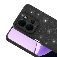 Xiaomi Redmi 15C Uyumlu Kılıf Kamera Korumalı Simli Lüks Koton Kapak