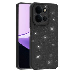 Xiaomi Redmi 15C Uyumlu Kılıf Kamera Korumalı Simli Lüks Koton Kapak